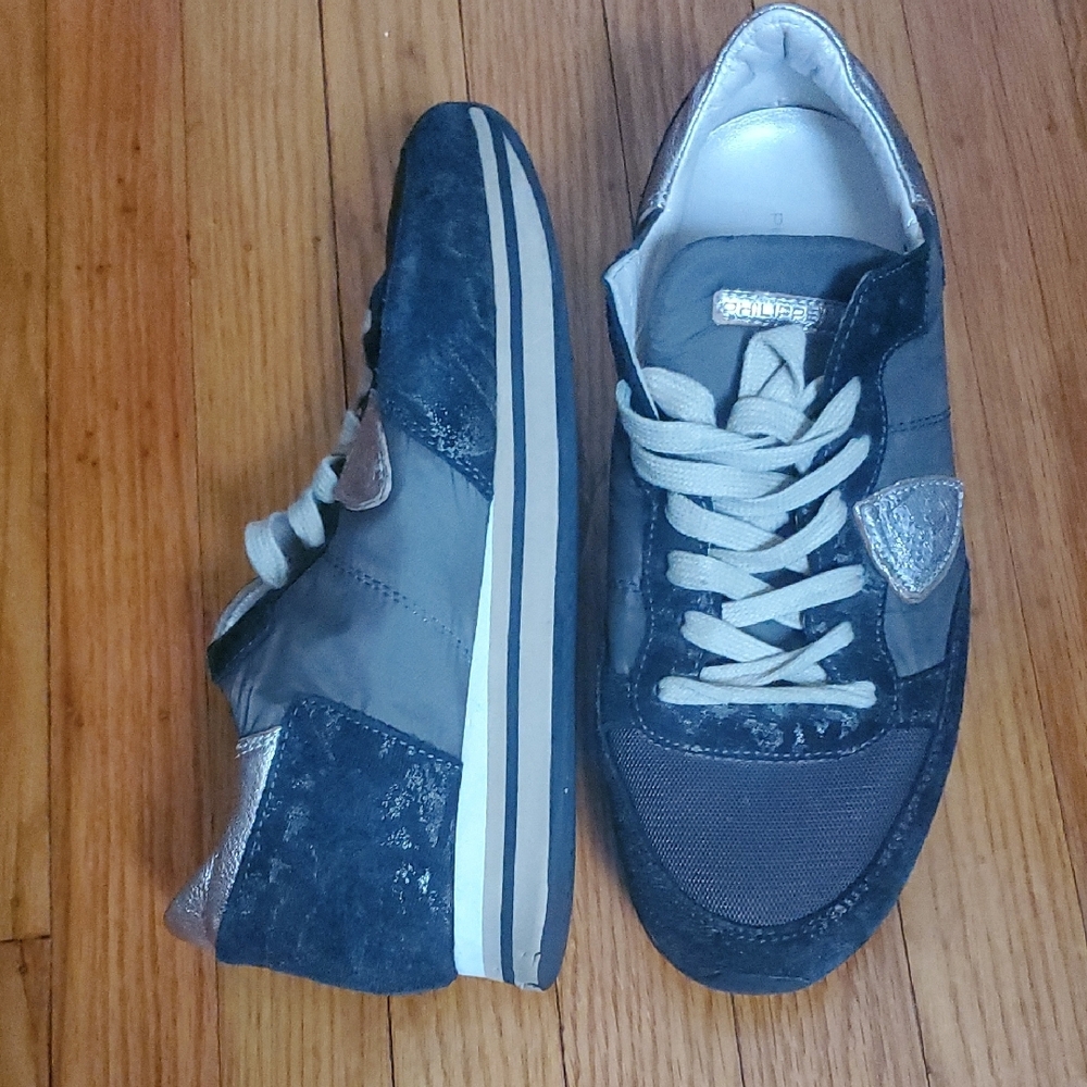 Philippe Model Paris  Sneakers Retro Style Mens Sz 8 made In Italy
